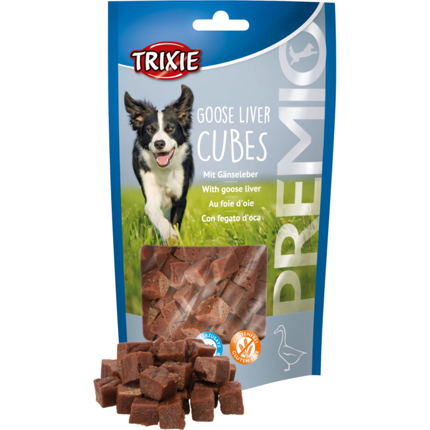Trixie Premio goose liver cubes 100 g (83% kjøtt)