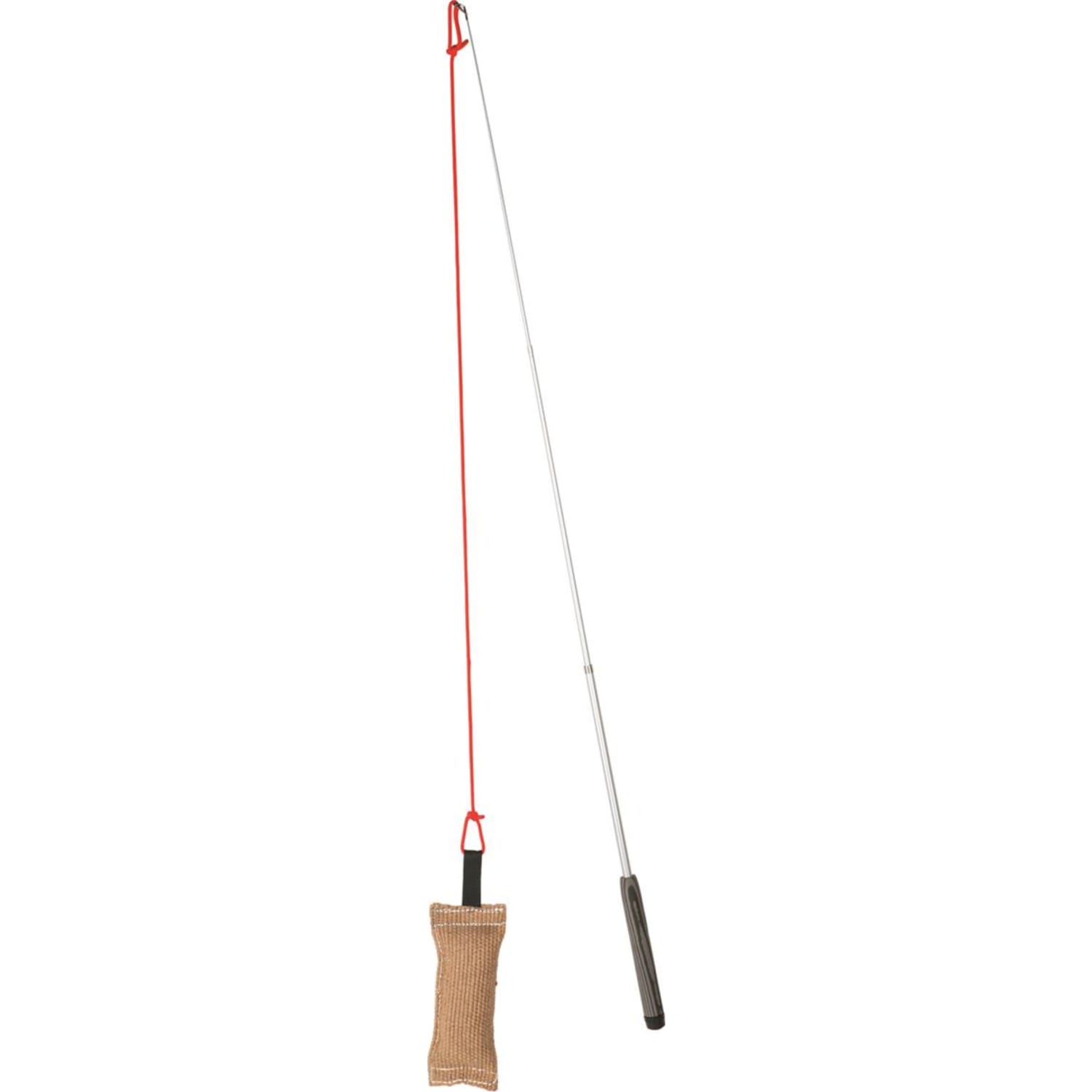 Trixie trenings dummy med teleskopstang 20 cm/2,30 m strie