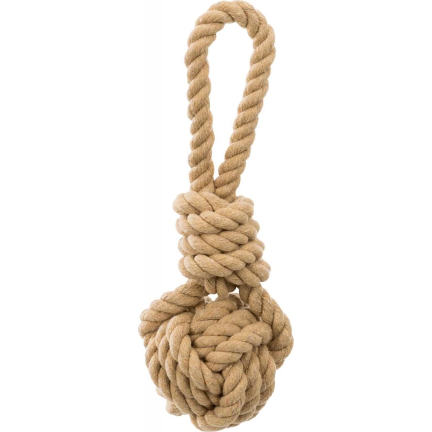 Trixie BE NORDIC tauknuteball med håndtak ø 7 cm / 20 cm