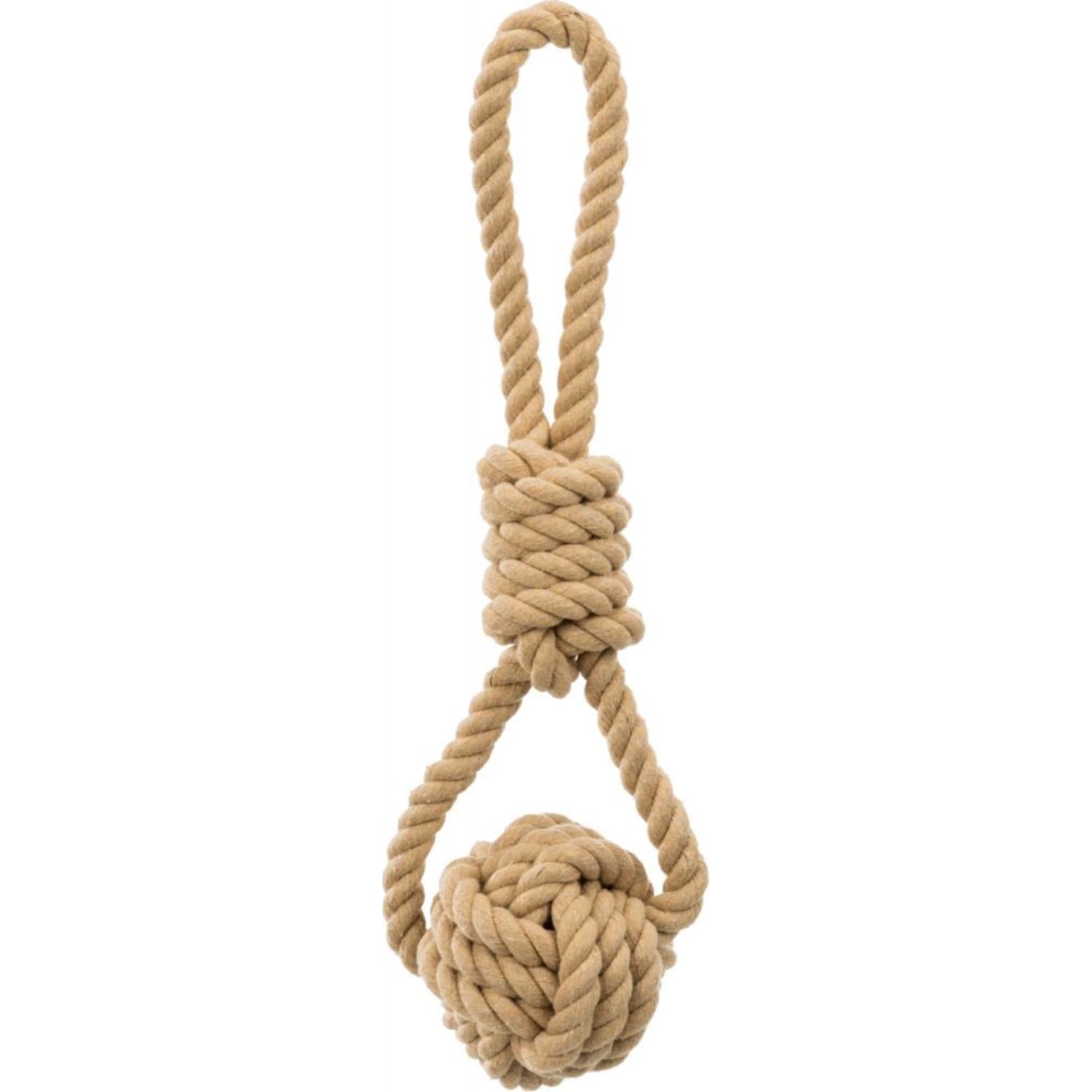Trixie BE NORDIC tauknuteball med håndtak ø 8 cm / 30 cm