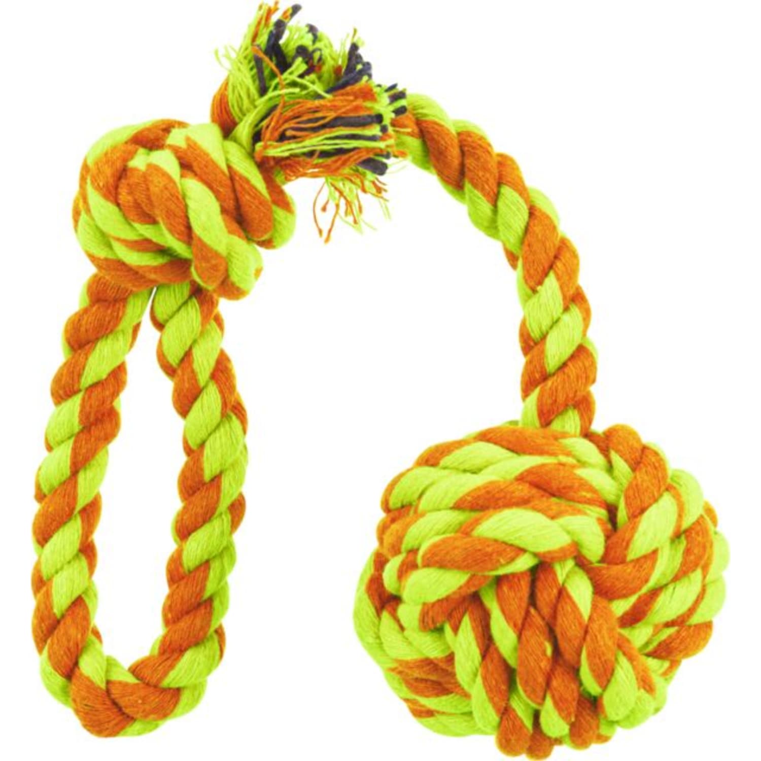 Trixie tauknuteball med snor 5,5 × 30 cm