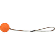 Trixie Sporting ball i naturgummi med snor 6 cm