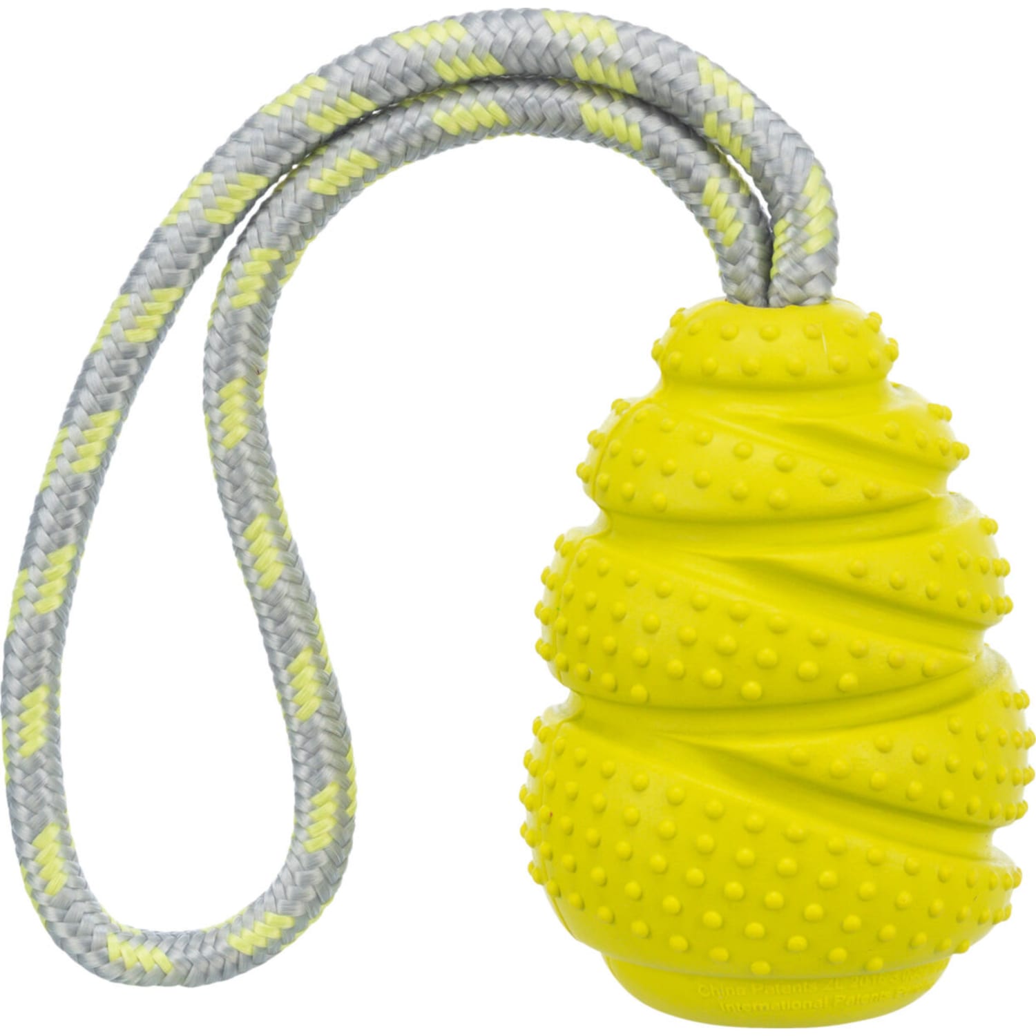 Trixie Sporting jumper i naturgummi med tau 9 cm / 30 cm