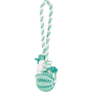 Trixie Dentafun ball med tau 7 cm/30 cm