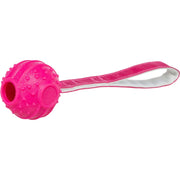 Trixie Soft & Strong ball på belte rosa 27 cm