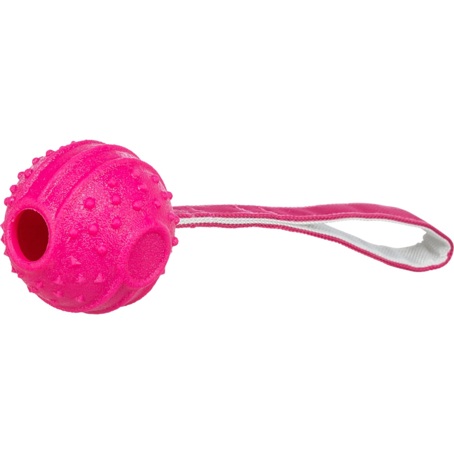 Trixie Soft & Strong ball på belte rosa 29 cm