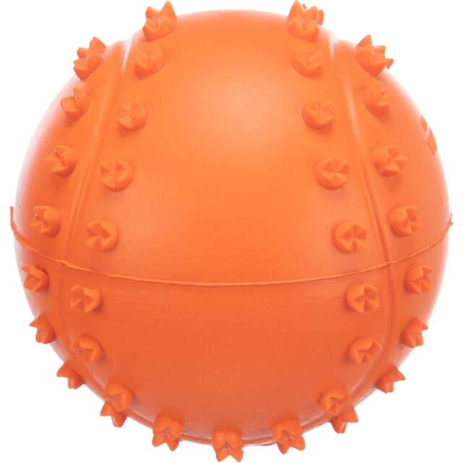 Trixie naturgummiball med lyd og ujevn overflate 6 cm