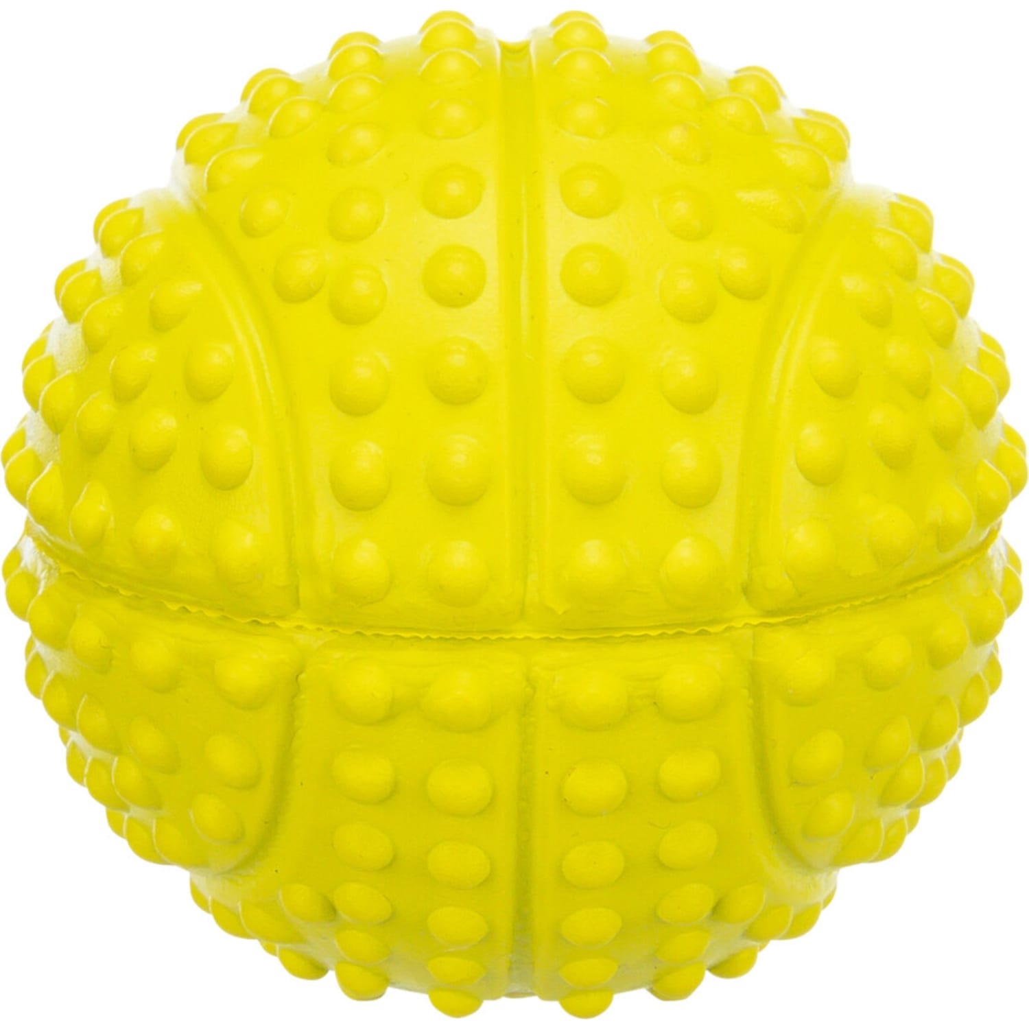 Trixie naturgummiball med lyd og ujevn overflate 5,5 cm