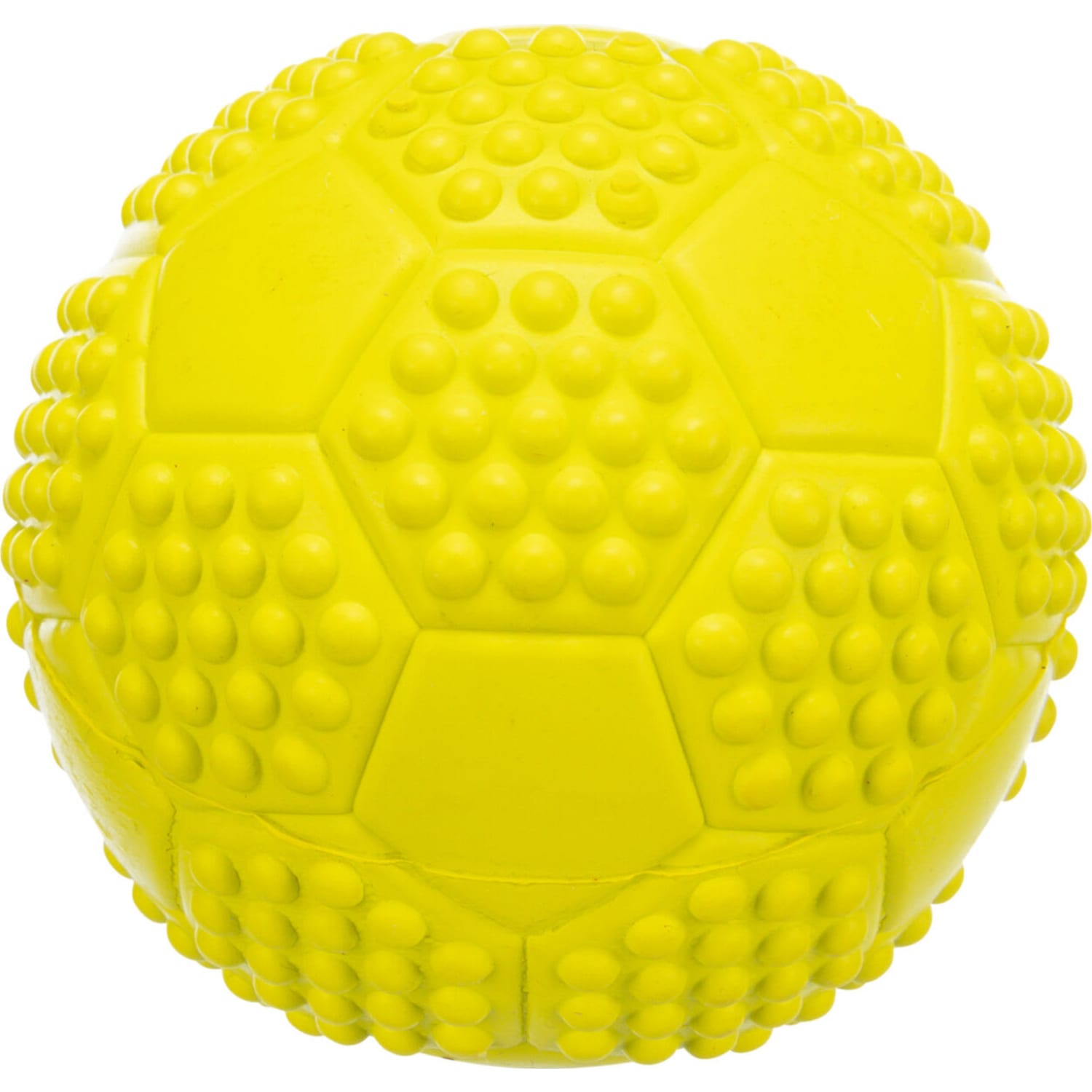 Trixie naturgummiball med lyd og ujevn overflate 7 cm