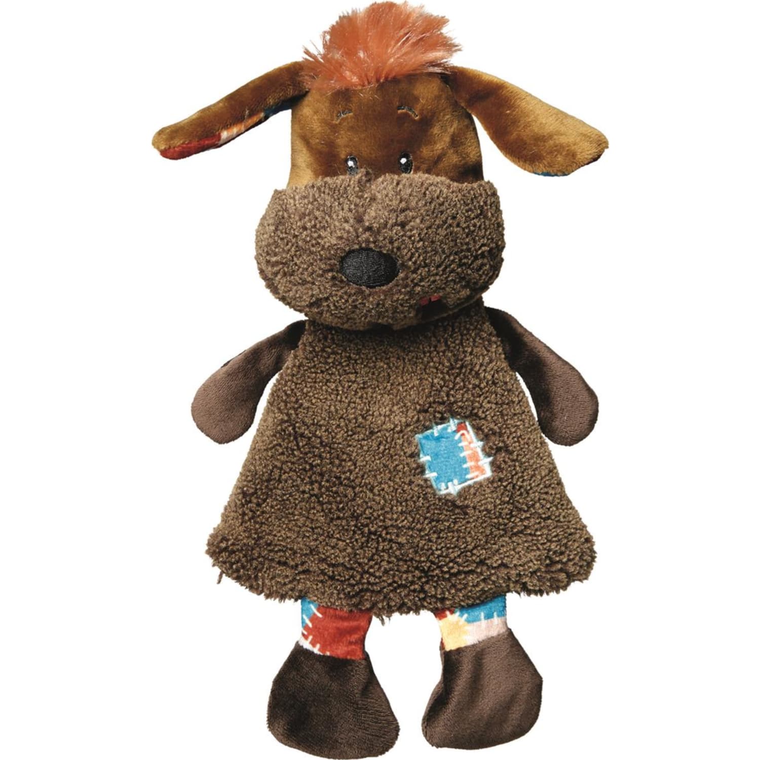 Trixie hund i plysj med lyd og raslende folie 28 cm