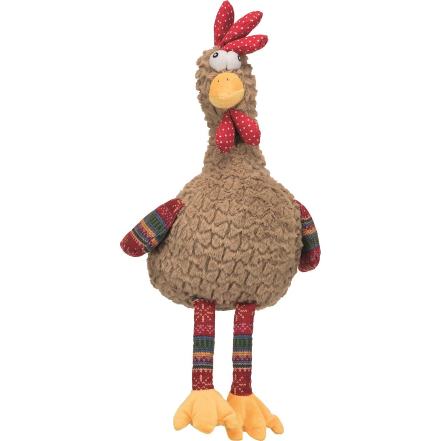 Trixie hane i plysj med knitrefolie og dyrelyd 60 cm