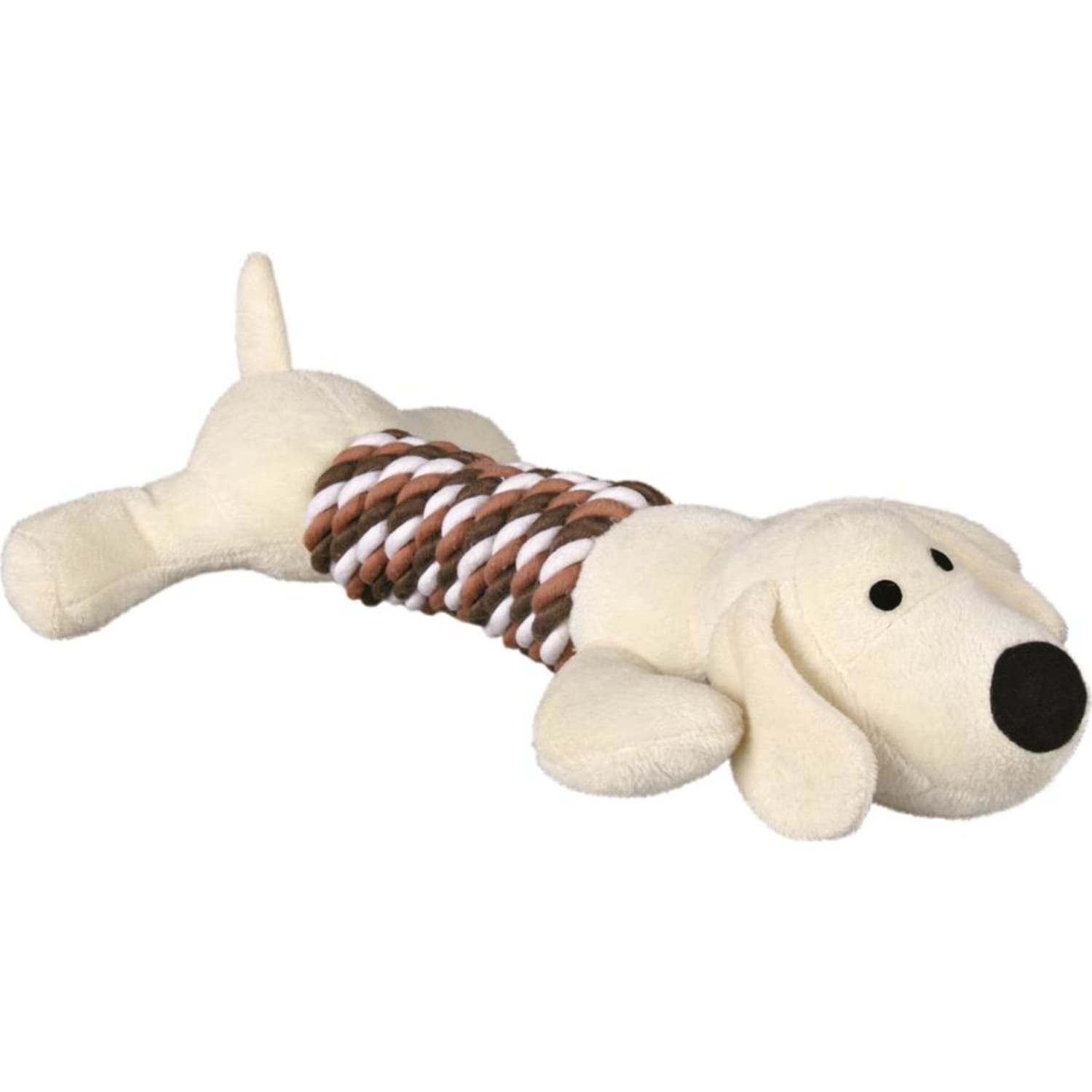 Trixie plysjdyr med tau 32 cm