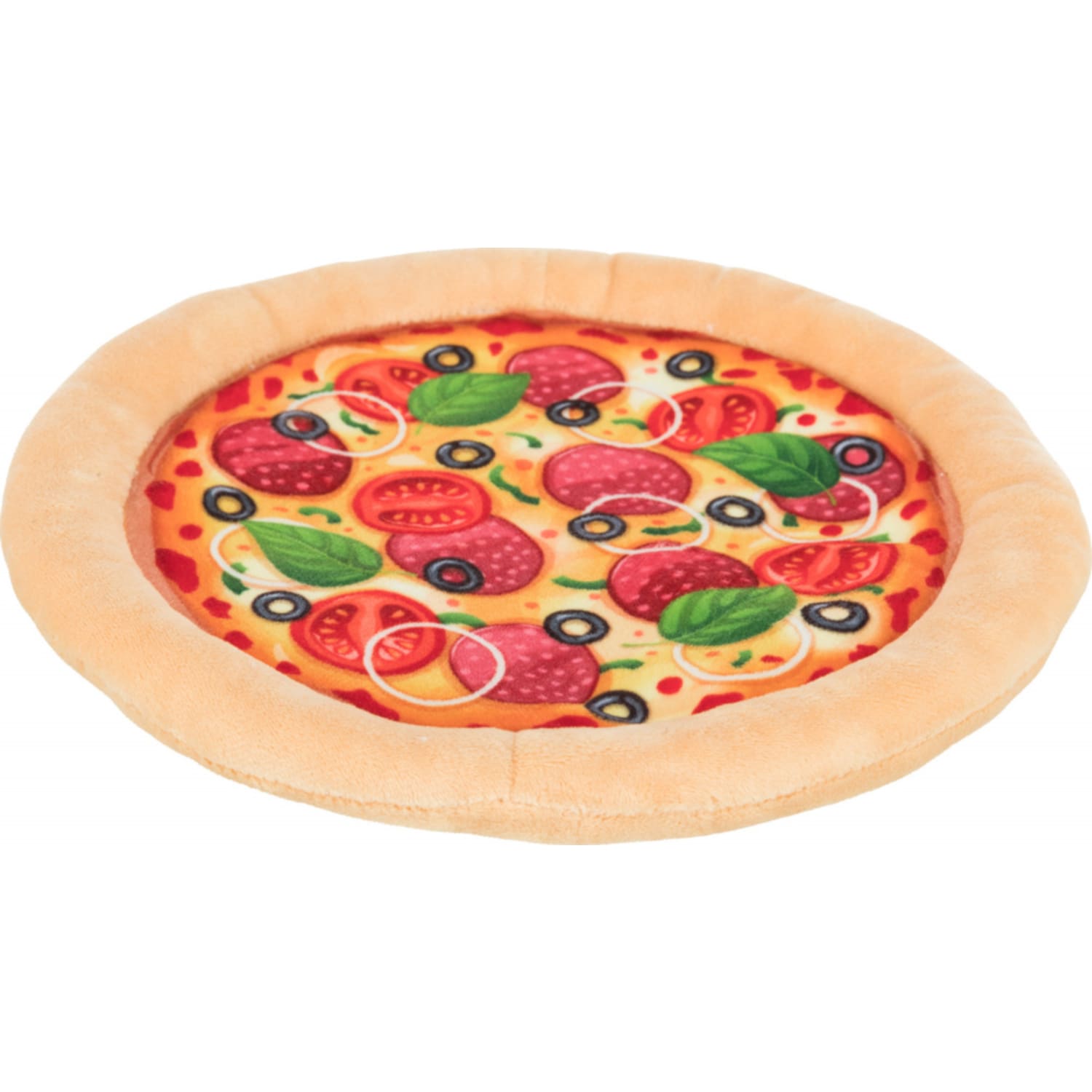 Trixie pizza i plysj ø 26 cm