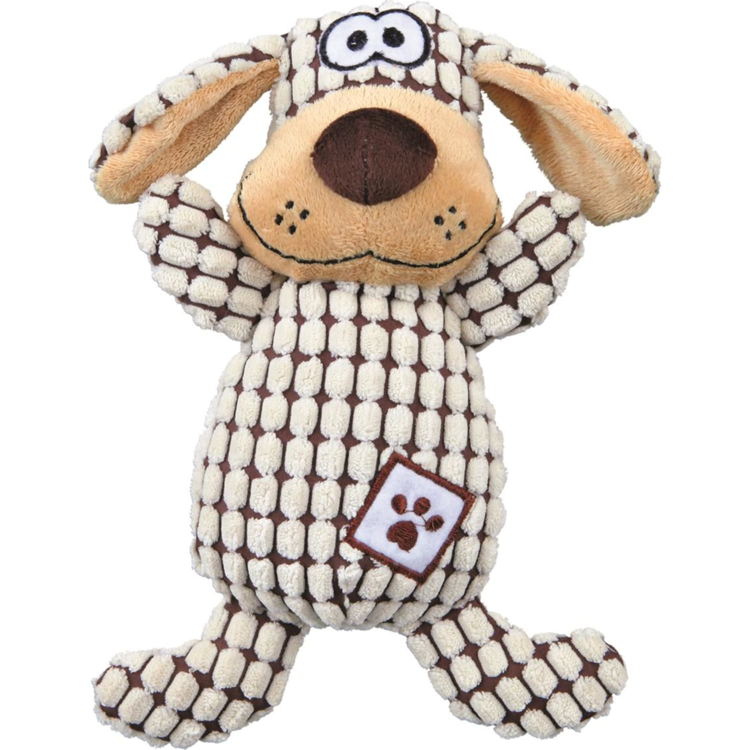 Trixie hund i plysj/stoff 26 cm