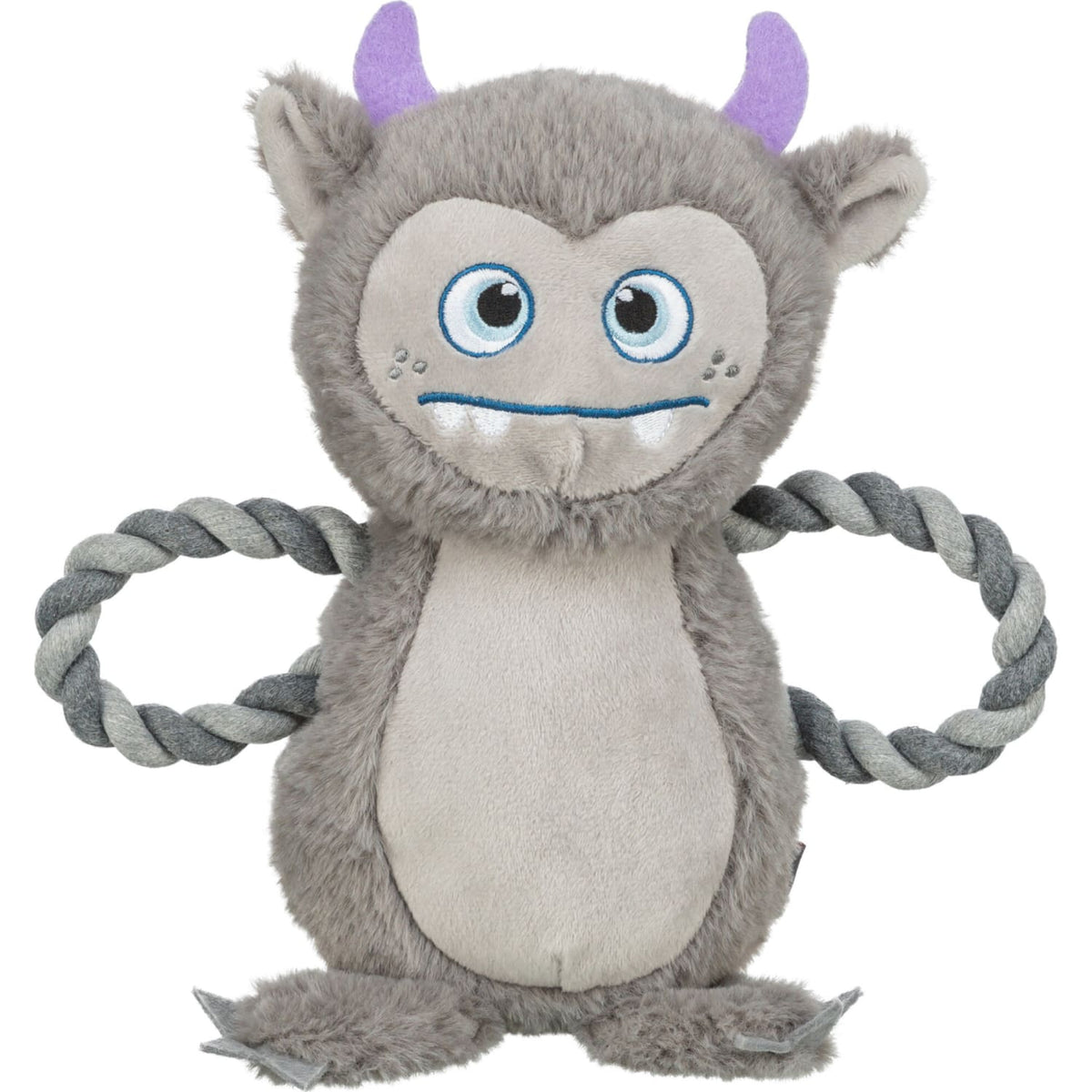 Trixie monster i plysj med tau 33 cm