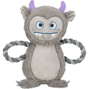 Trixie monster i plysj med tau 33 cm