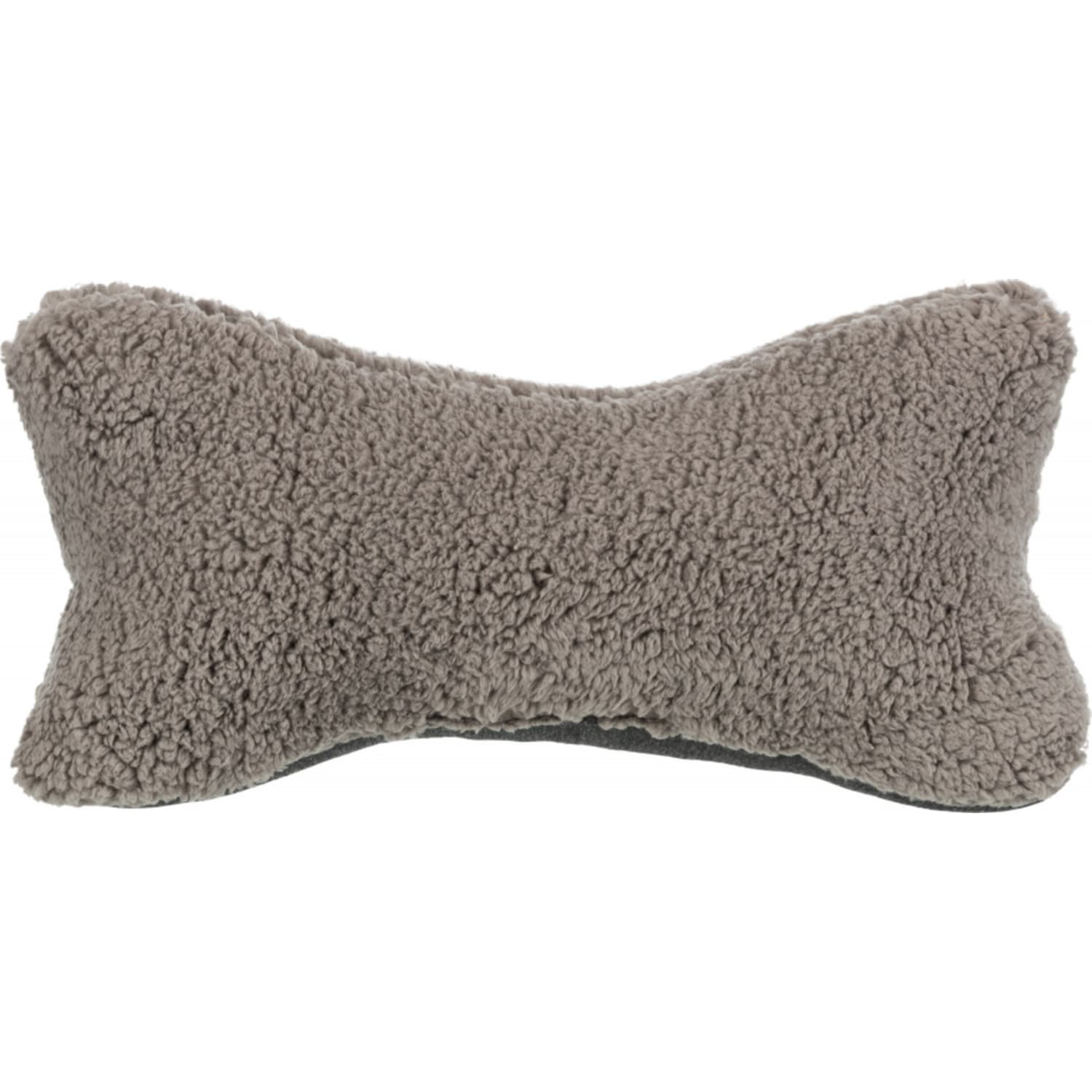 Trixie pute Bendson 40 × 22 cm lysegrå/mørkegrå plysj/vevd