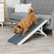 Petwalk rampe MDF filt 90 × 36 × 43 cm max 40Kg grå/hvit