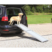 Petwalk teleskoprampe aluminium plastikk 45 cm max 120Kg