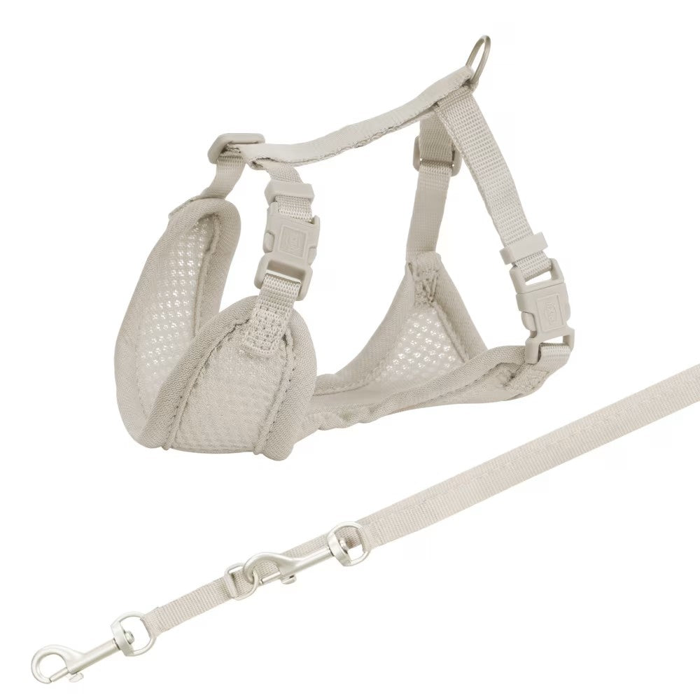 Valpesele med kobbel 26–34 cm – lysegrå
