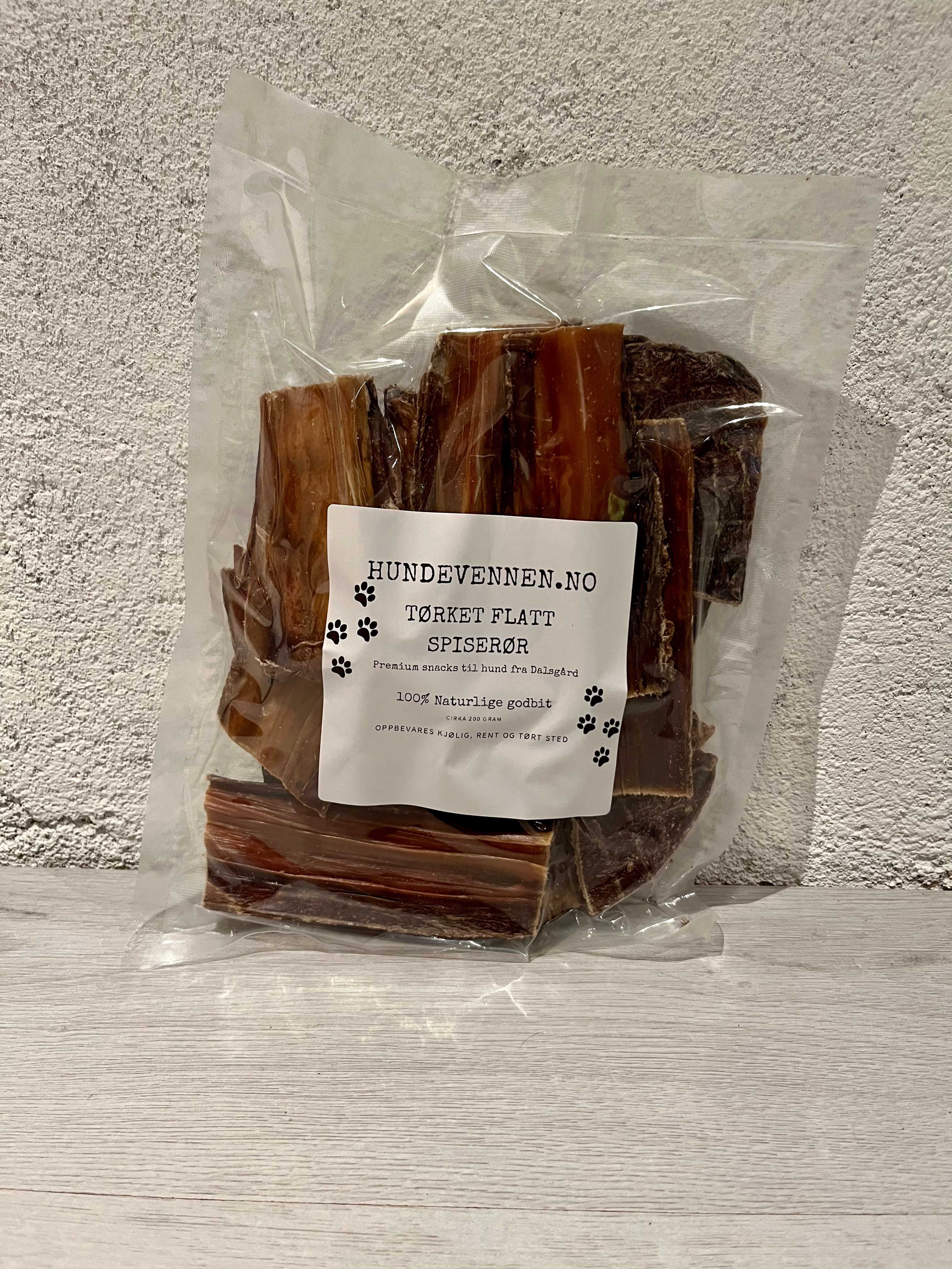 Tørket spiserør - Hundesnacks
