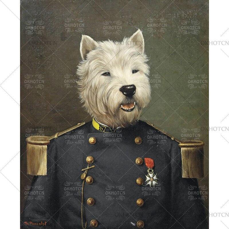 Portrett hund - Dyreportrett - Kunst av ditt kjæledyr - Hundevennen